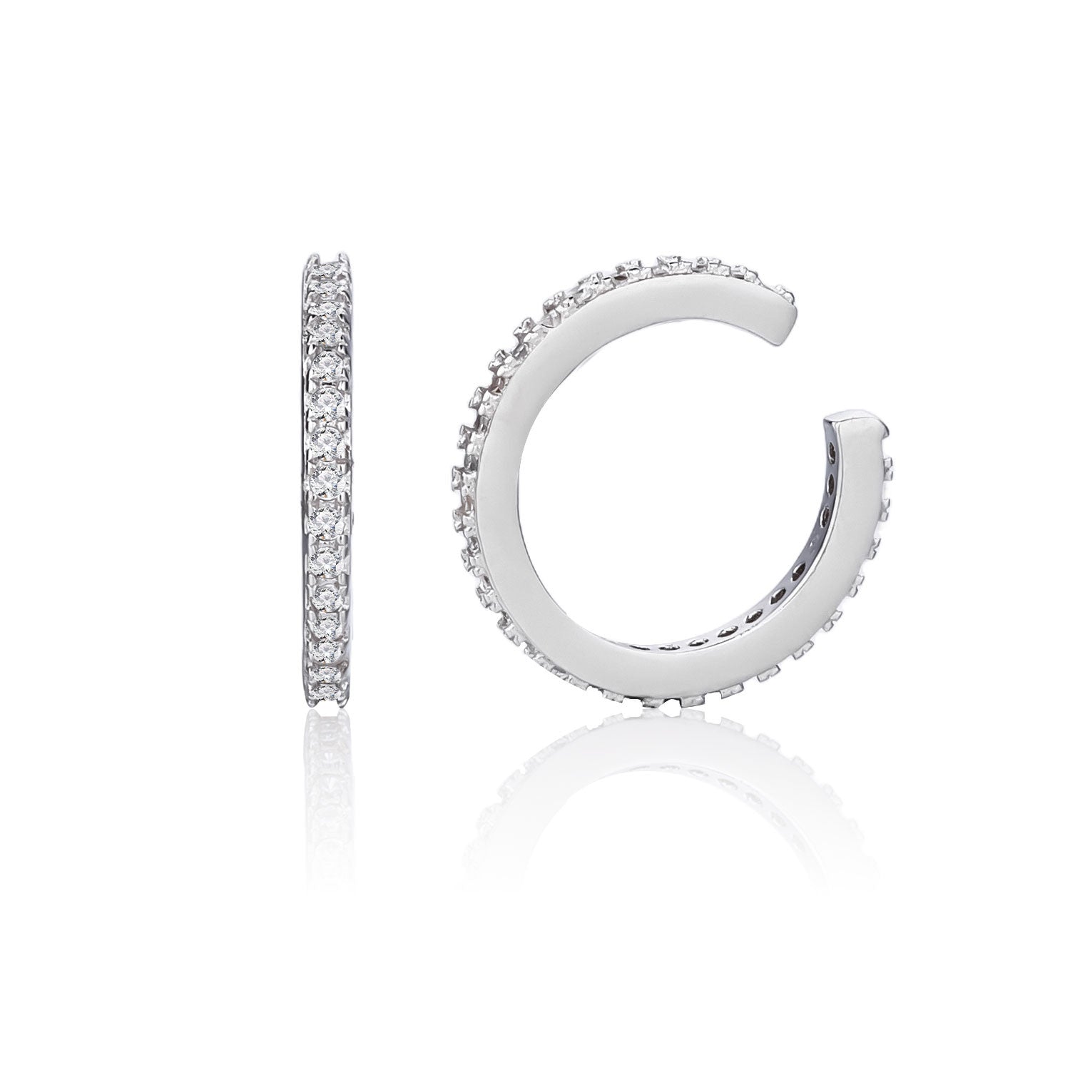 עגילים דמוי הליקס כסף