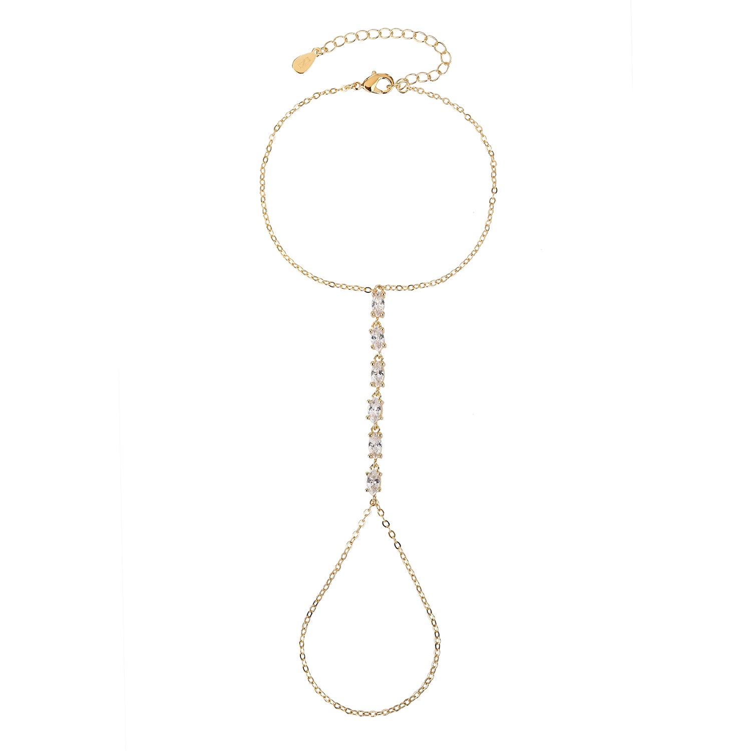 צמיד טבעת מלי ציפוי זהב 14K