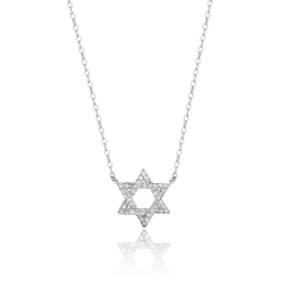 שרשרת מגן דוד כסף