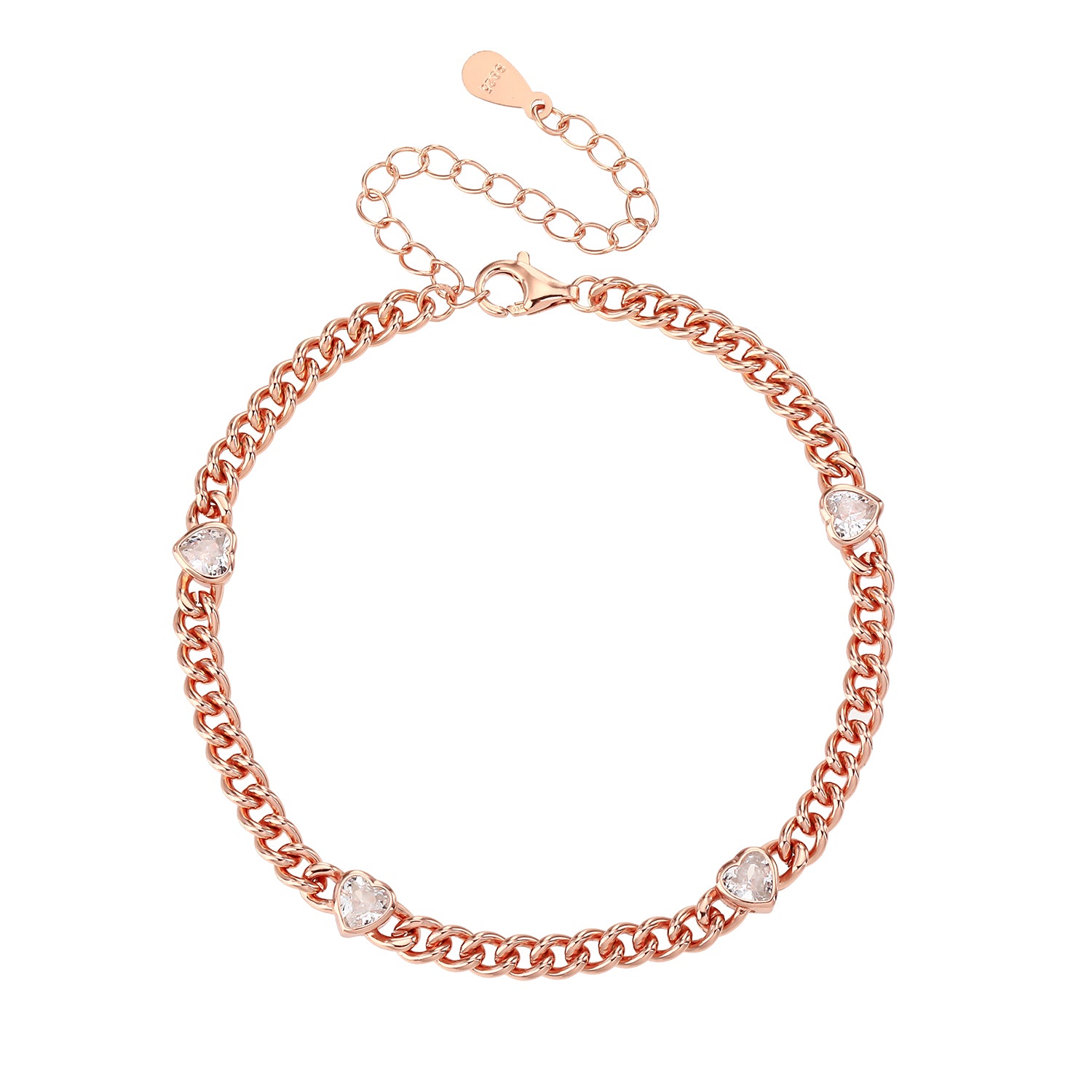 צמיד חוליות ג׳ולי רוז גולד