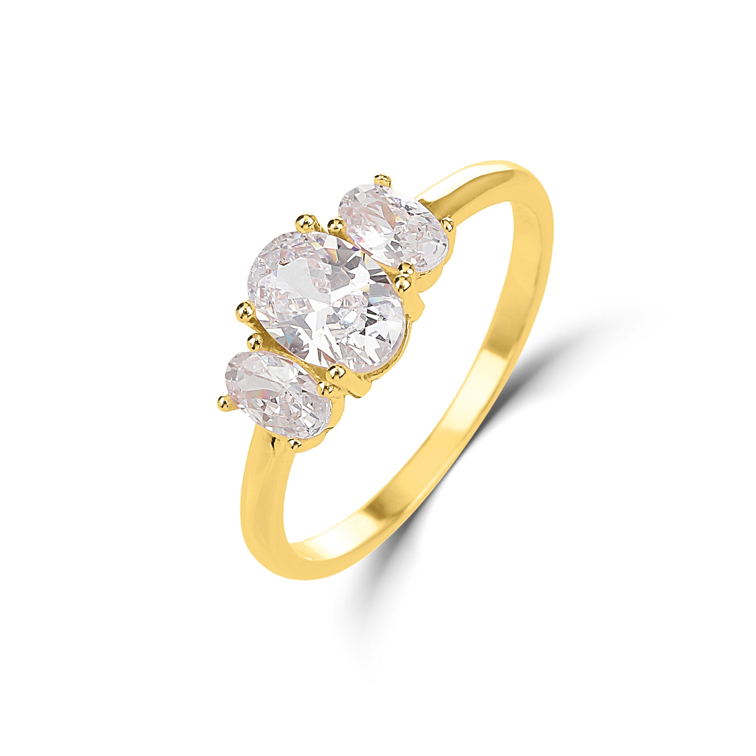 טבעת נויה ציפוי זהב 14K