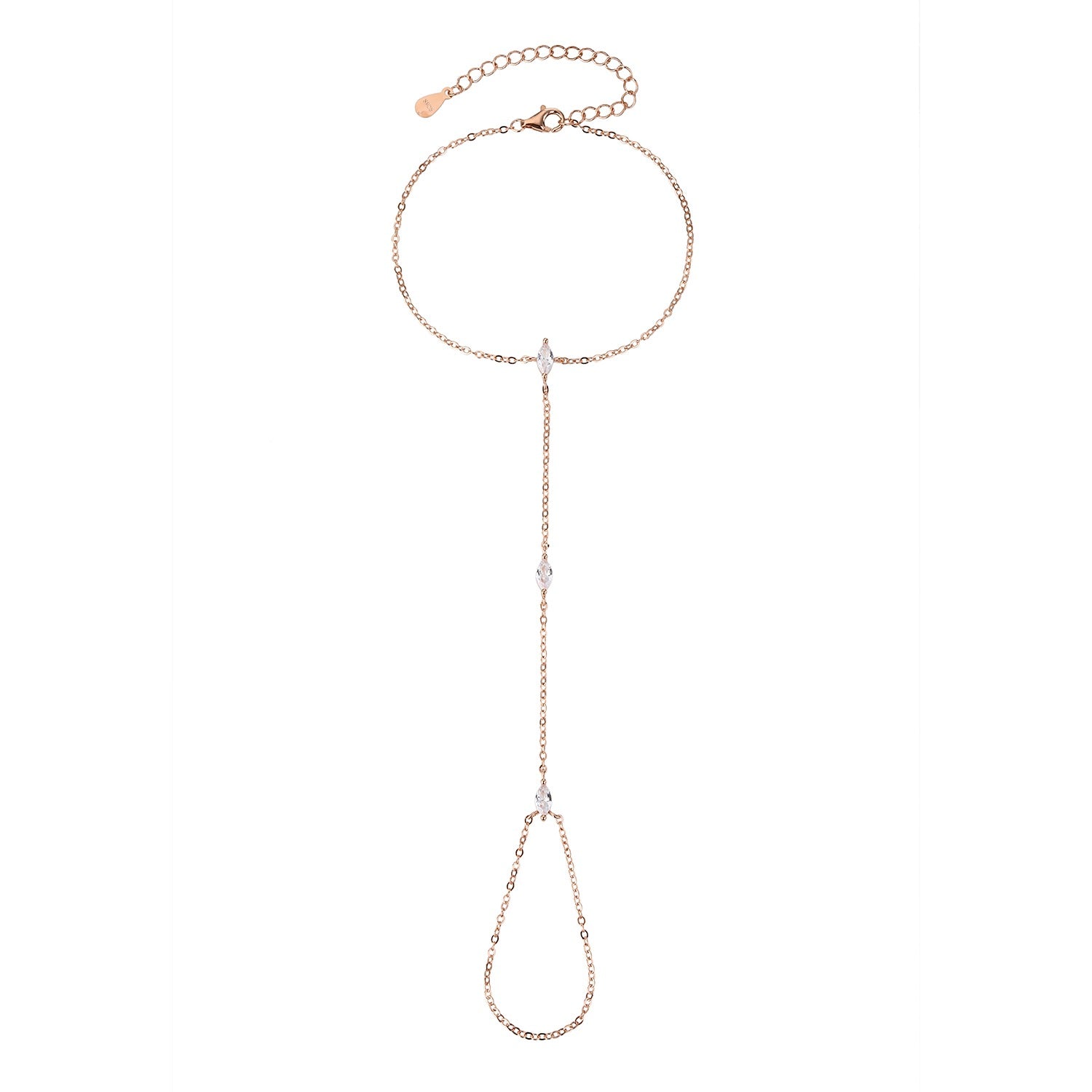 צמיד טבעת קליו רוז גולד