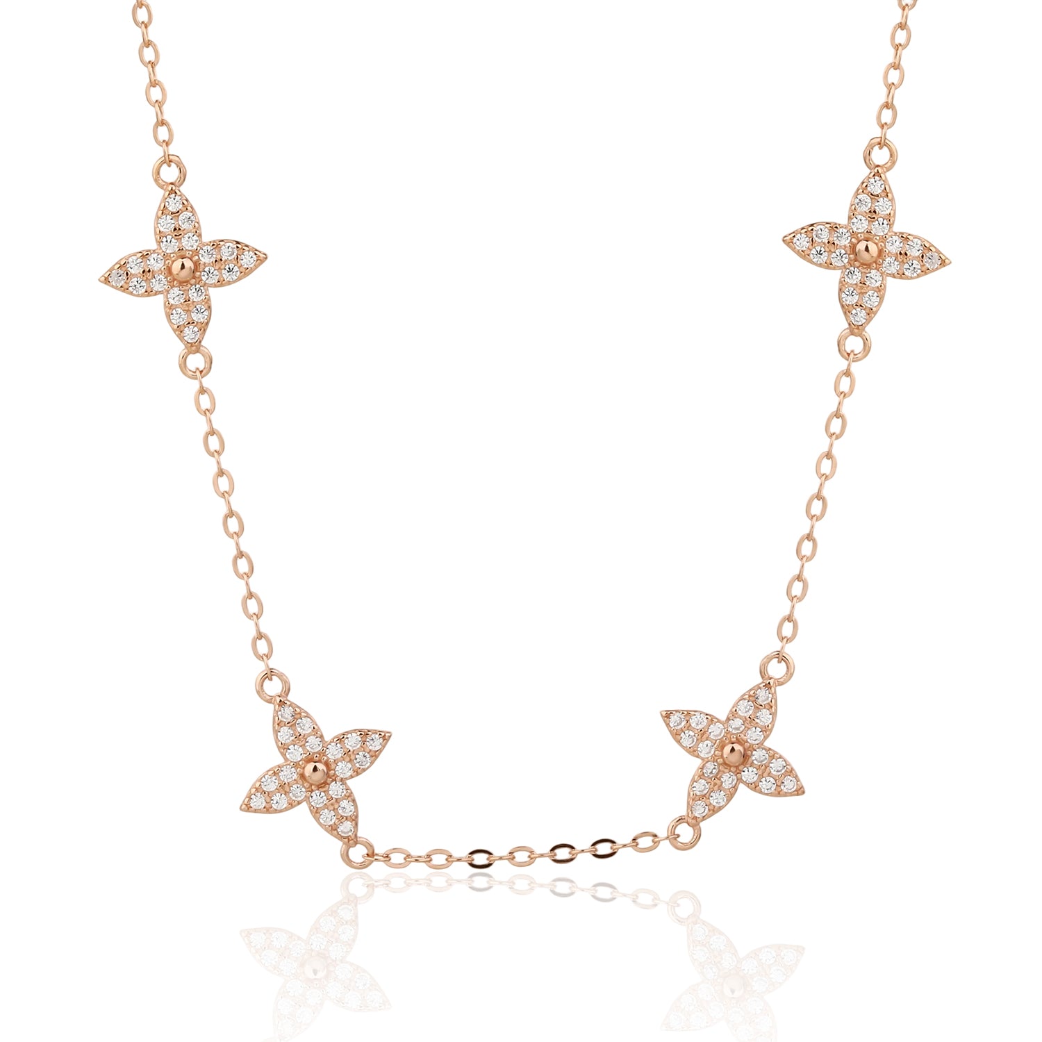 שרשרת קליף רוז גולד