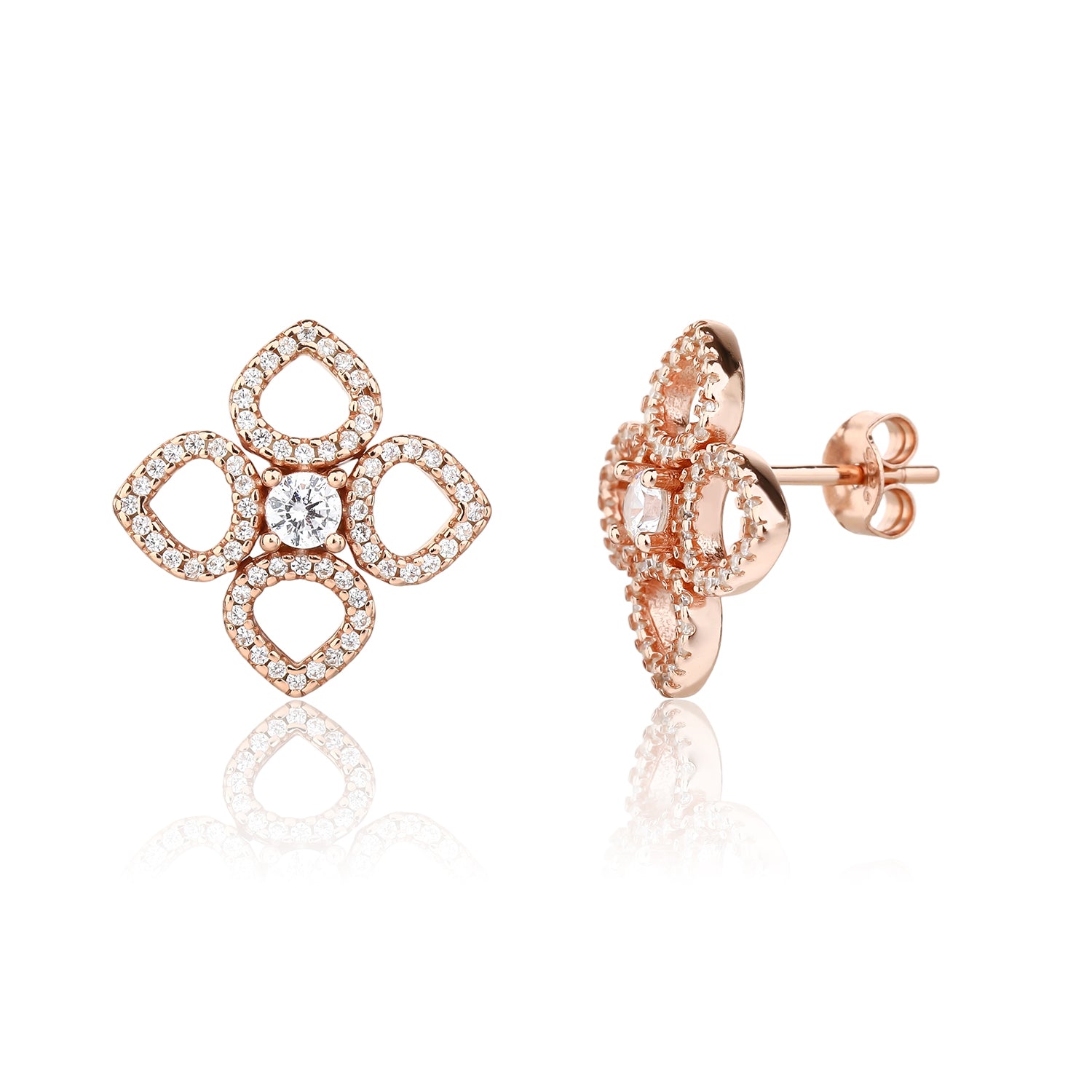 עגיל מימי רוז גולד