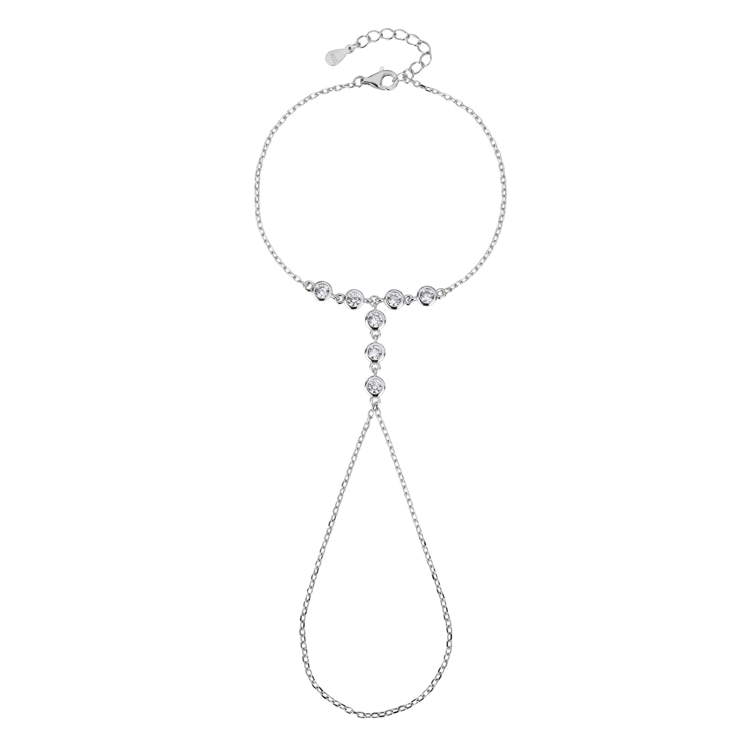 צמיד טבעת מולי כסף