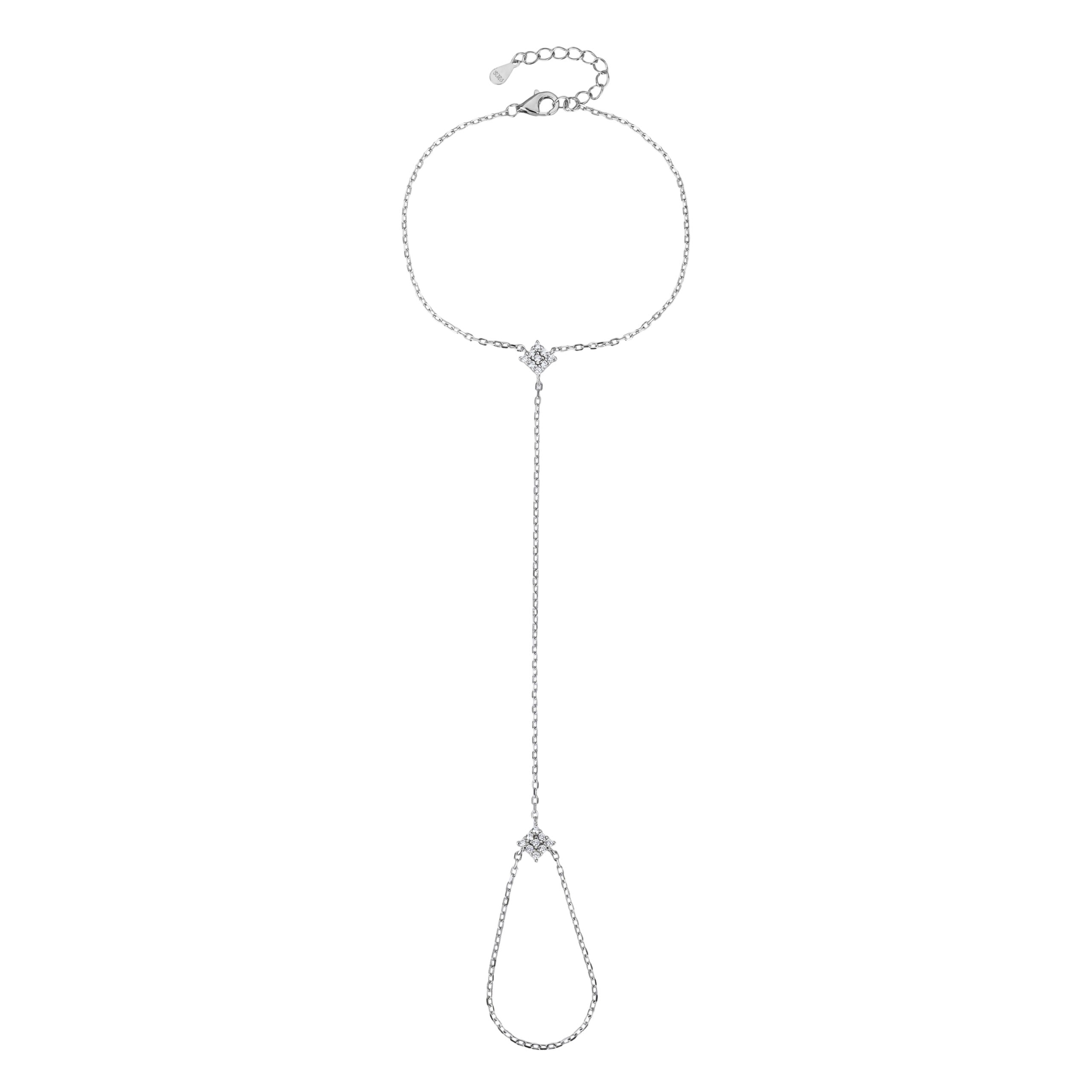 צמיד טבעת רוקי כסף