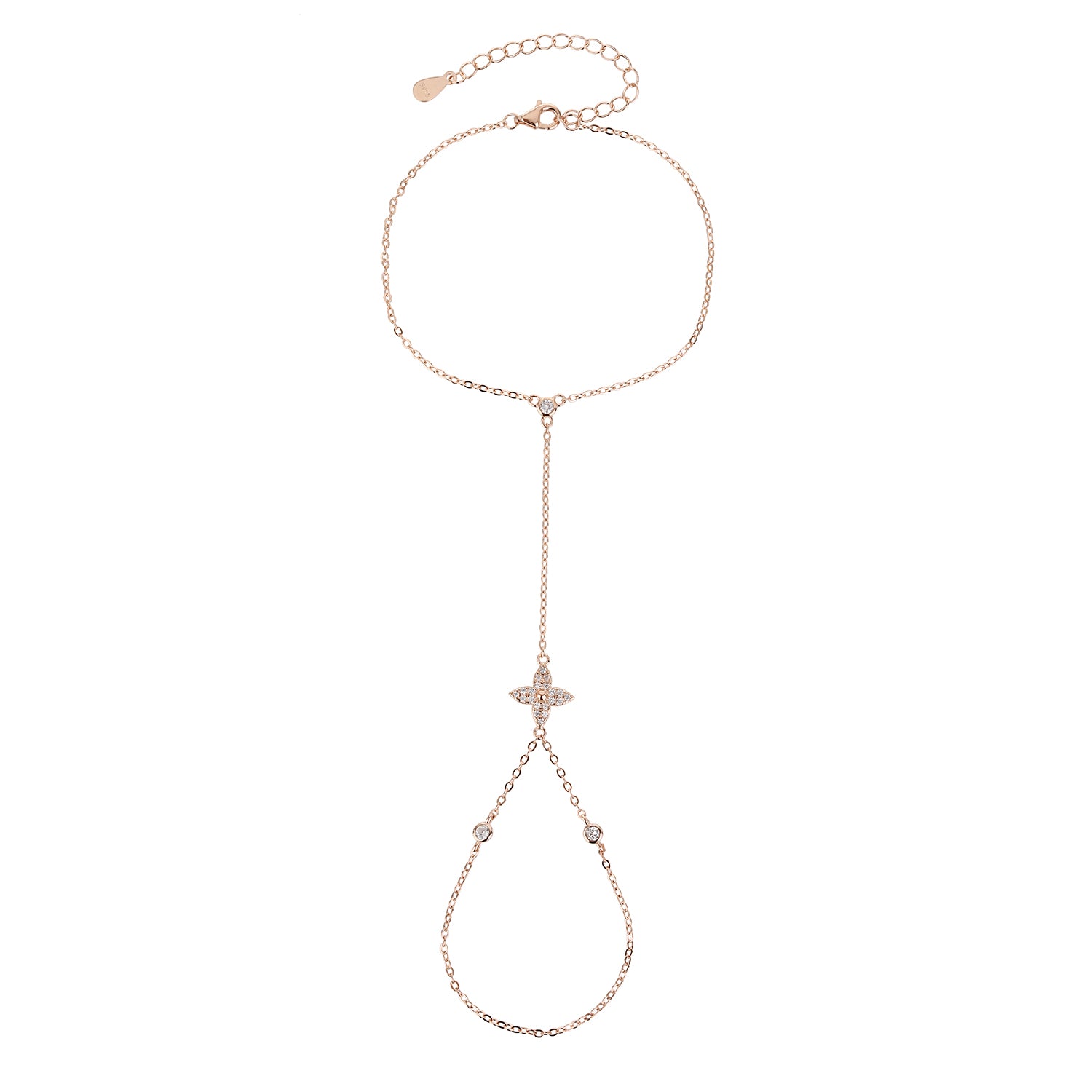 צמיד טבעת קליף רוז גולד