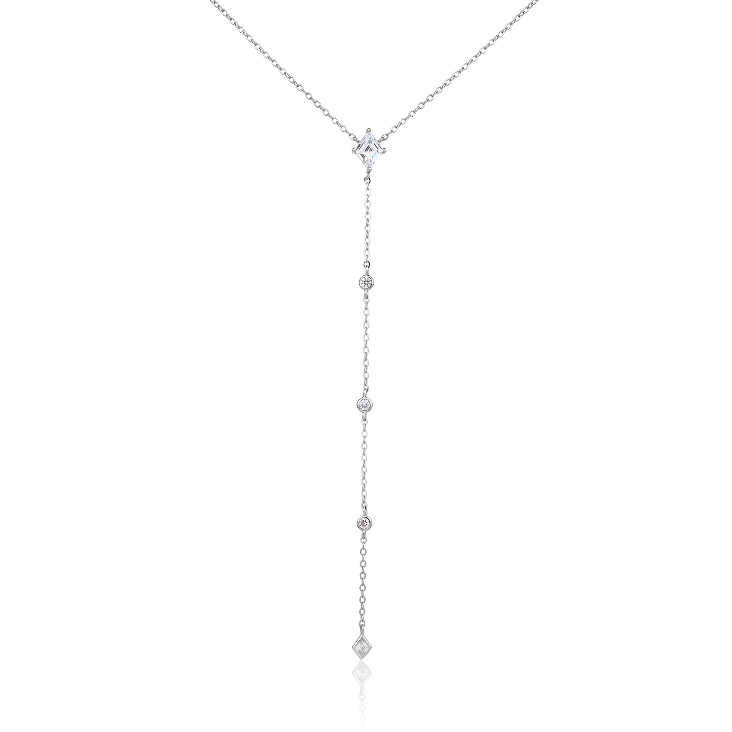 שרשרת נופלת מעוין כסף