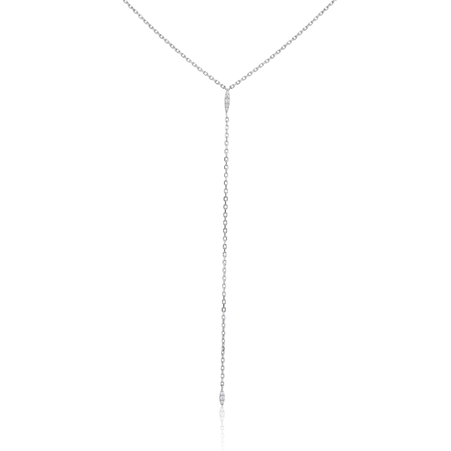 שרשרת נופלת רובי כסף