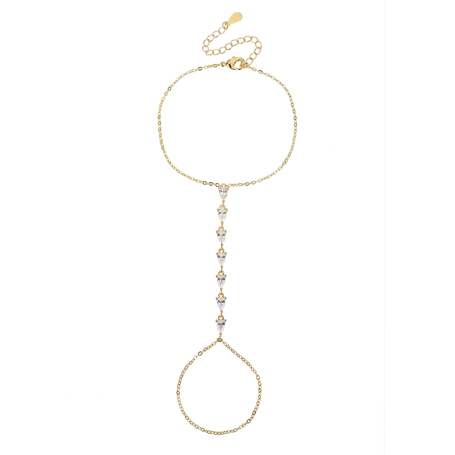 צמיד טבעת מורי ציפוי זהב 14K