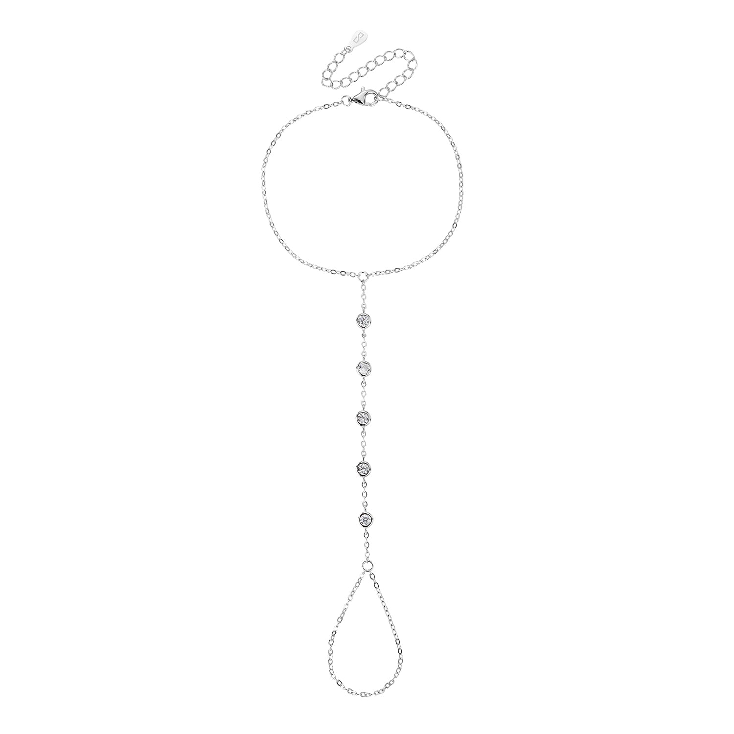 צמיד טבעת ריילי כסף