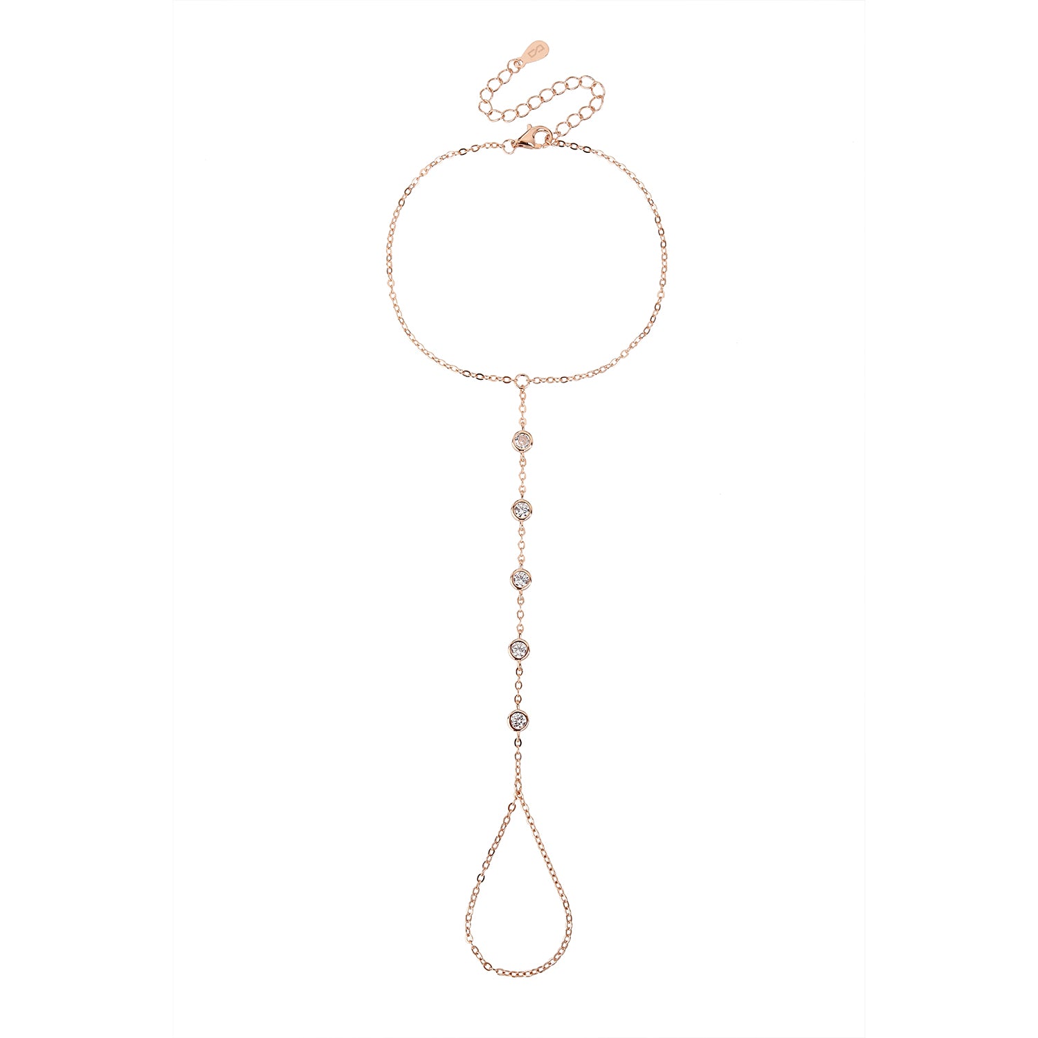 צמיד טבעת ריילי רוז גולד