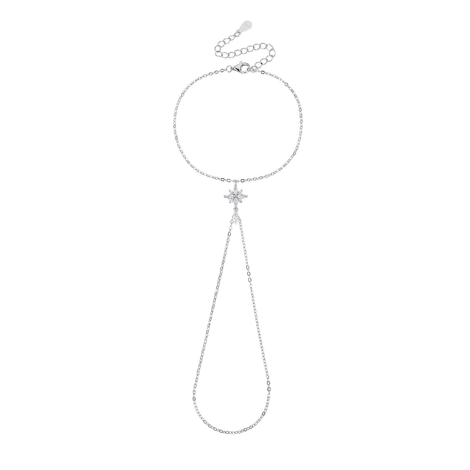 צמיד טבעת נליה כסף