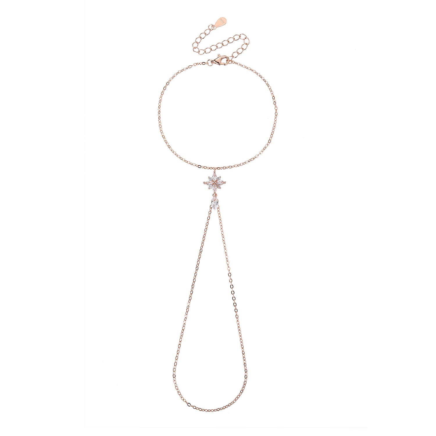 צמיד טבעת נליה רוז גולד