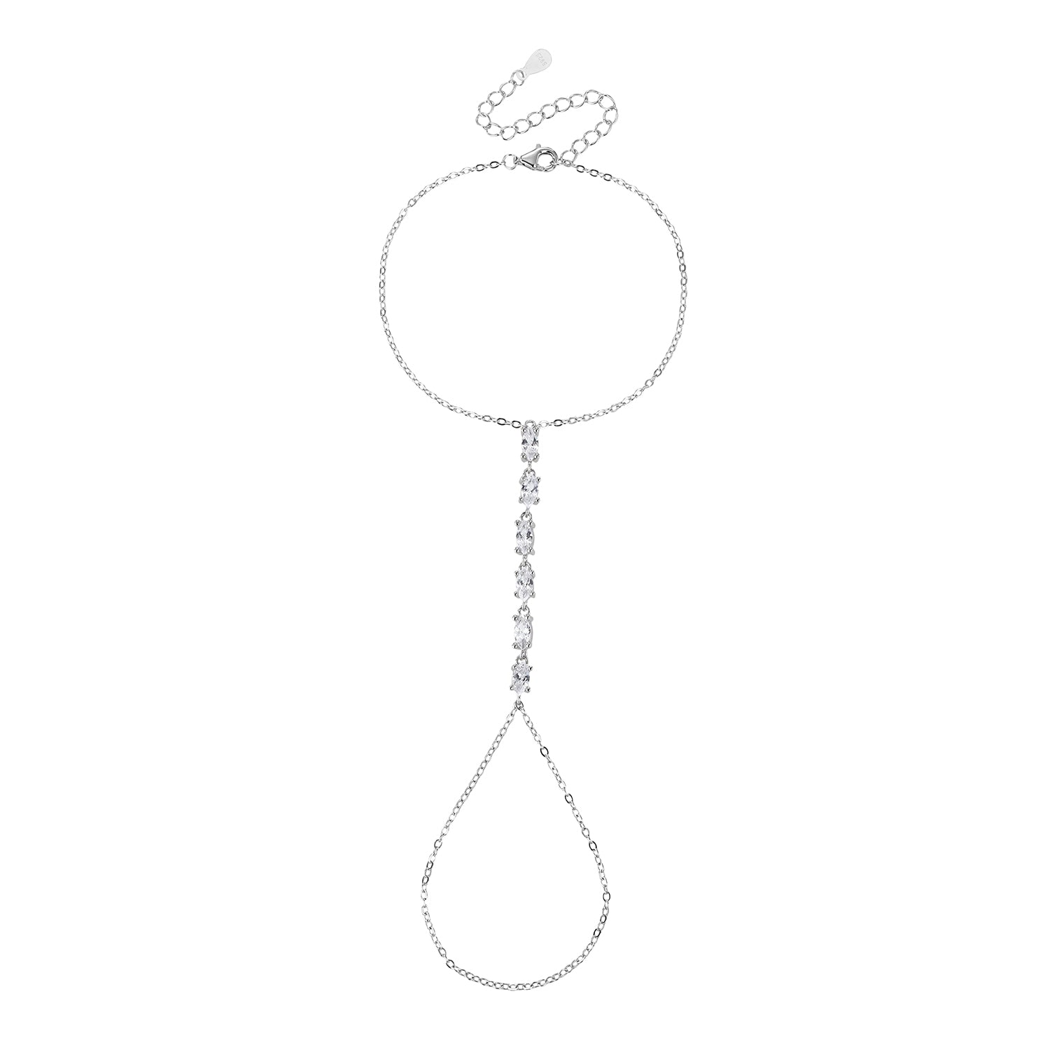 צמיד טבעת מלי כסף